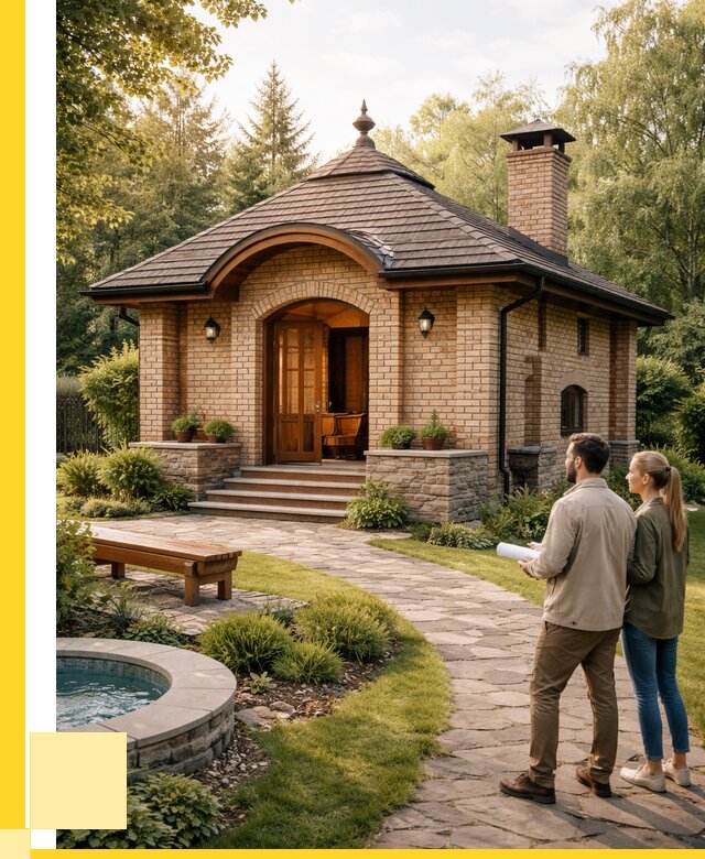 Проект кирпичной бани в Киселёвске от 30843 р. | ЭриданКис