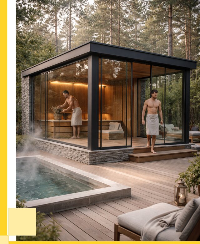 Стеклянные бани и двери в Киселёвске от 462645 р. | ЭриданКис