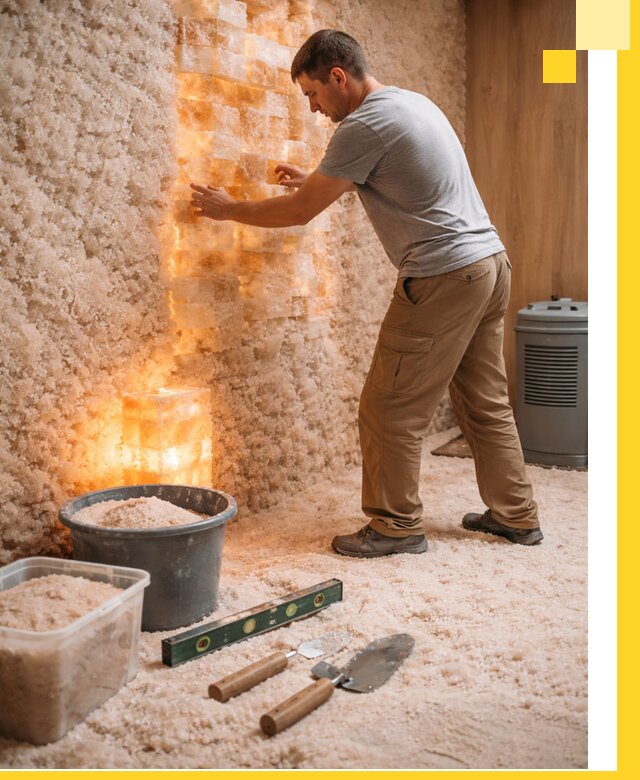 Проектирование и монтаж соляных комнат в Киселёвске под ключ