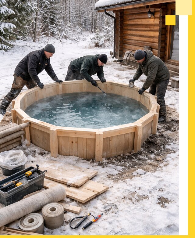 Изготовление и установка ледяных купелей под ключ в Киселёвске